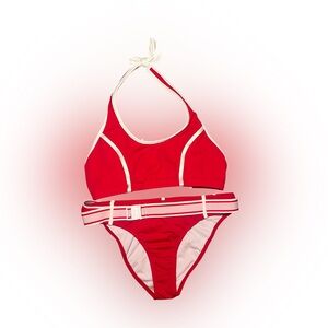 Sold VENUS Red and White Bikini Set
